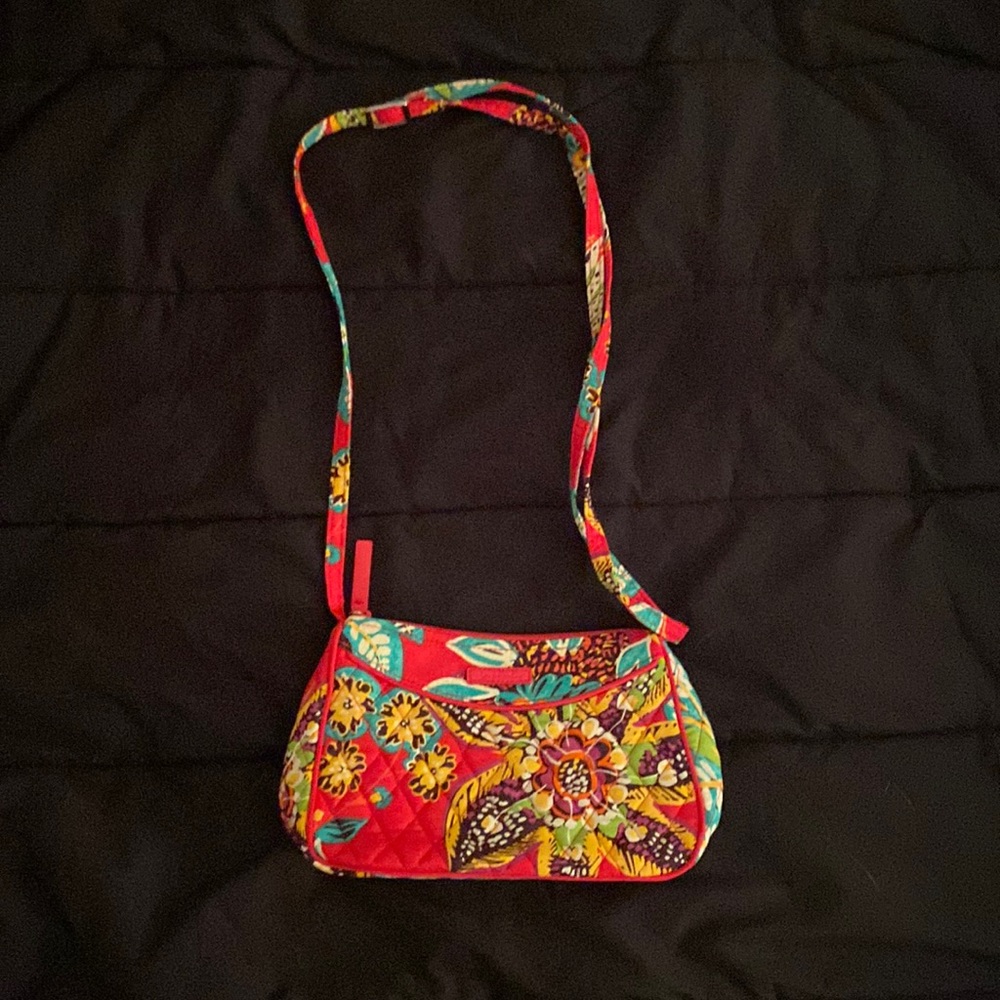 red vera bradley crossbody bag